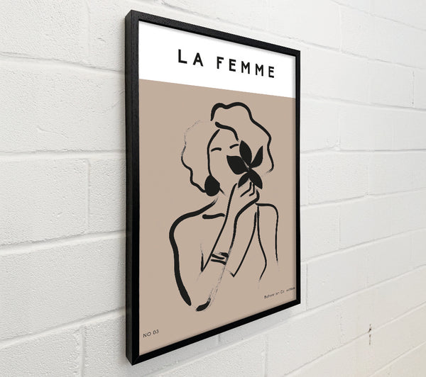 Lady With Flower