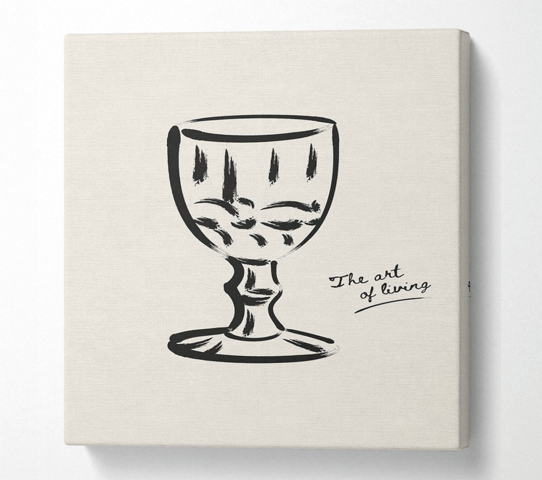  A Canvas Print of From The Cup Canvas Print