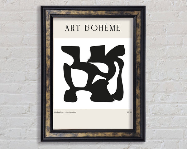 Abstract Structure Framed Print
