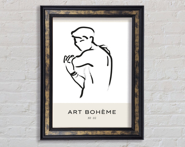 Over The Shoulder Framed Print