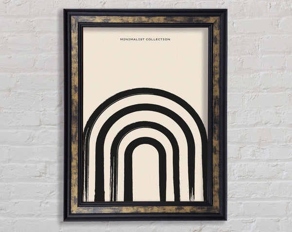 Archway Black Framed Print