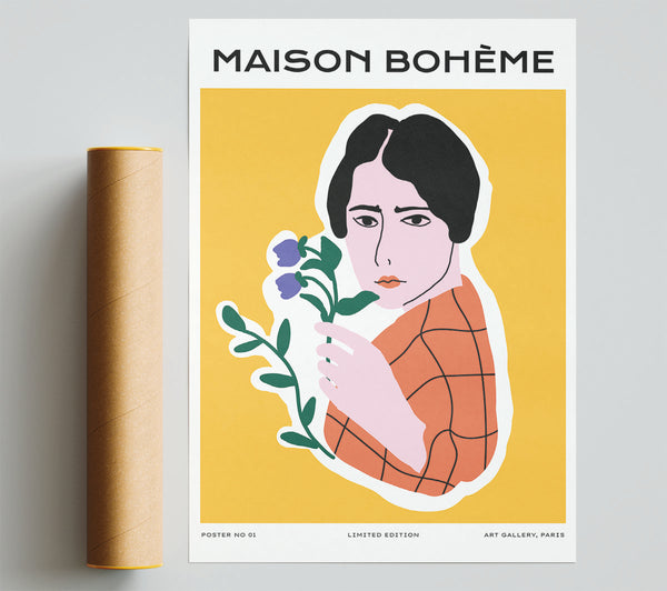 Maison Boheme Illustration Poster
