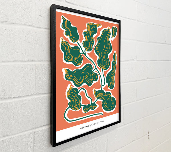Orange And Green Leaves