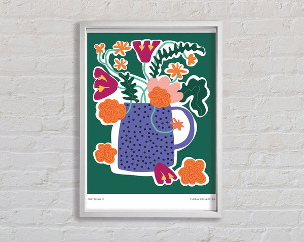 Vase mit schönen Blumen