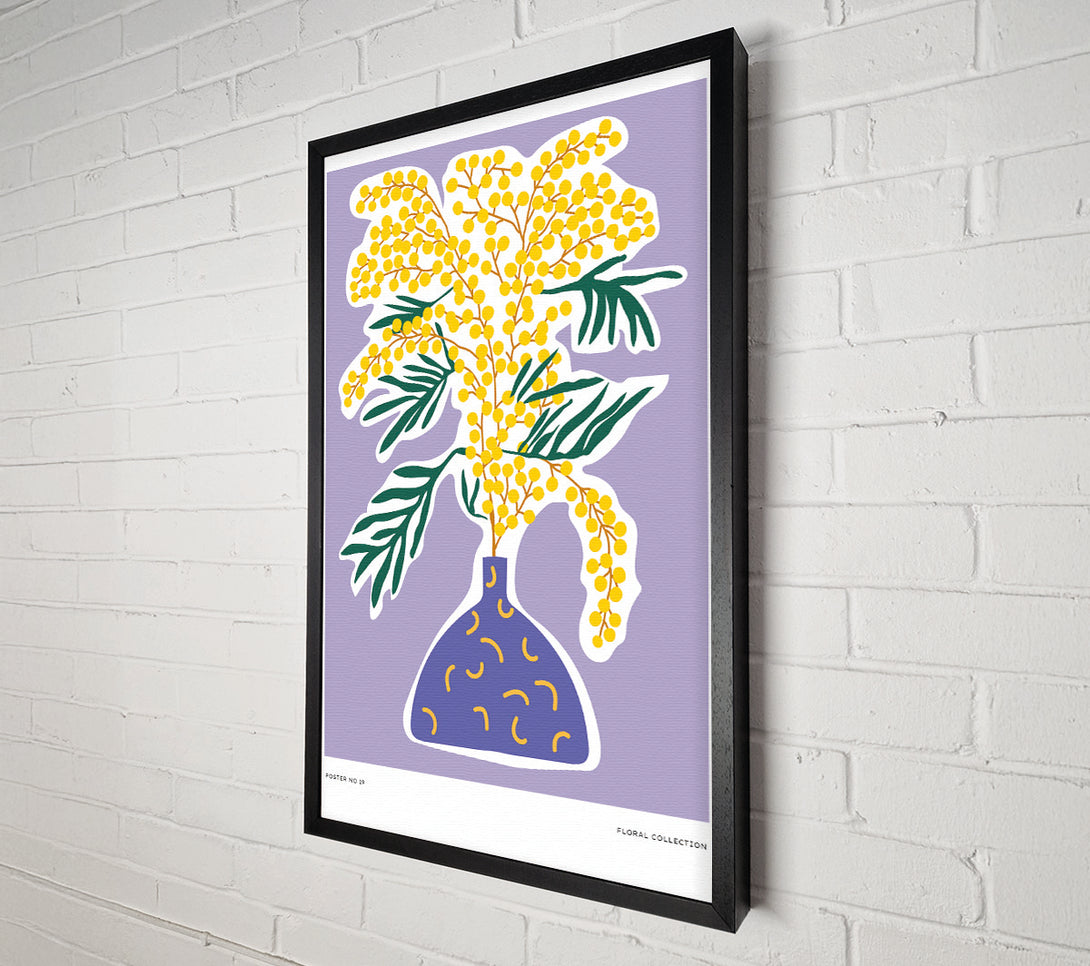  A Canvas Print of Lavender On Flowers Canvas Print