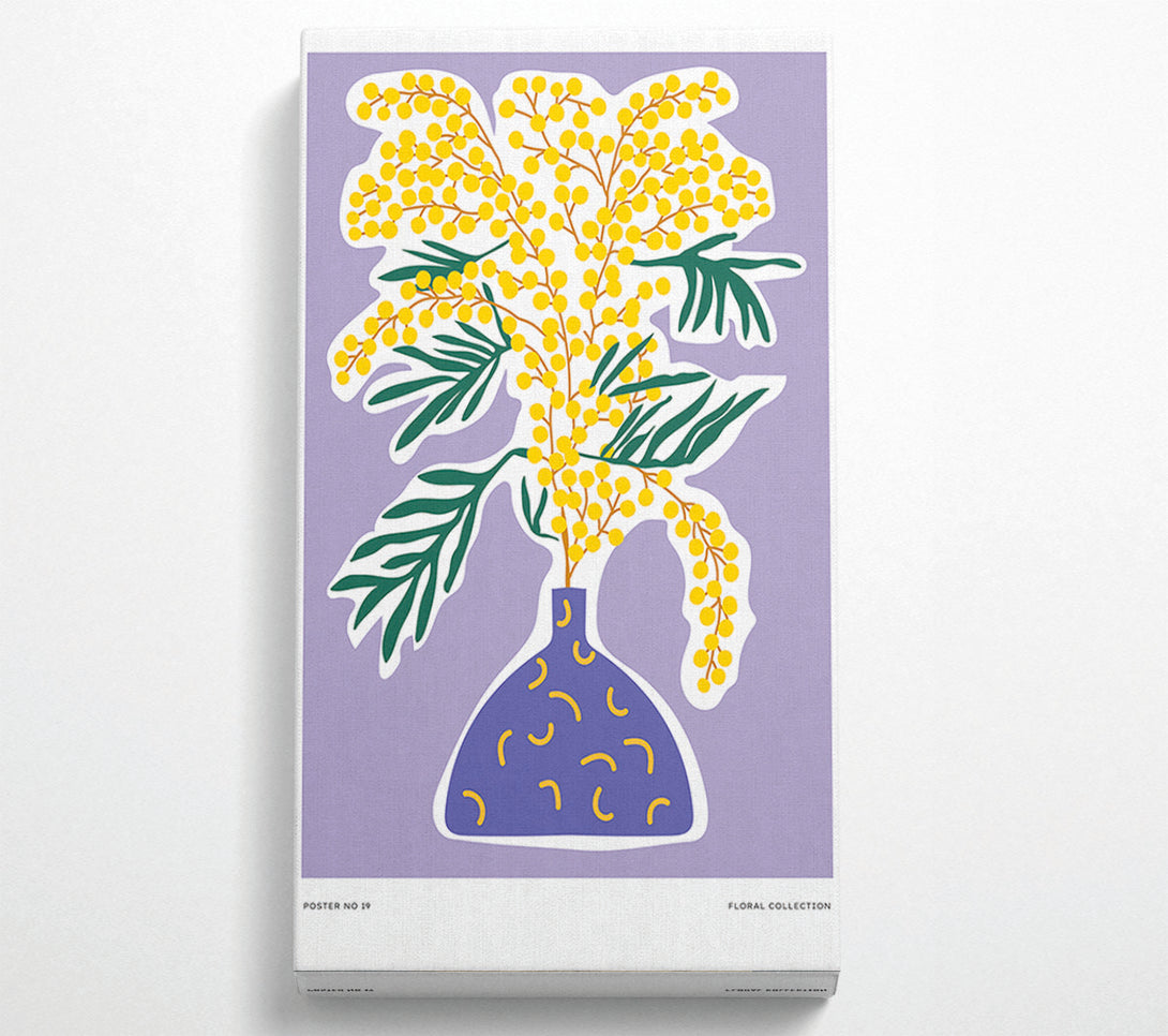  A Canvas Print of Lavender On Flowers Canvas Print