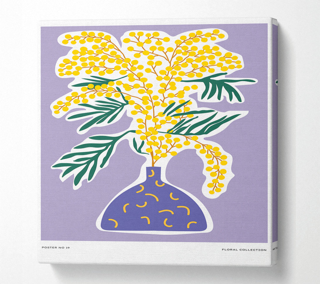  A Canvas Print of Lavender On Flowers Canvas Print