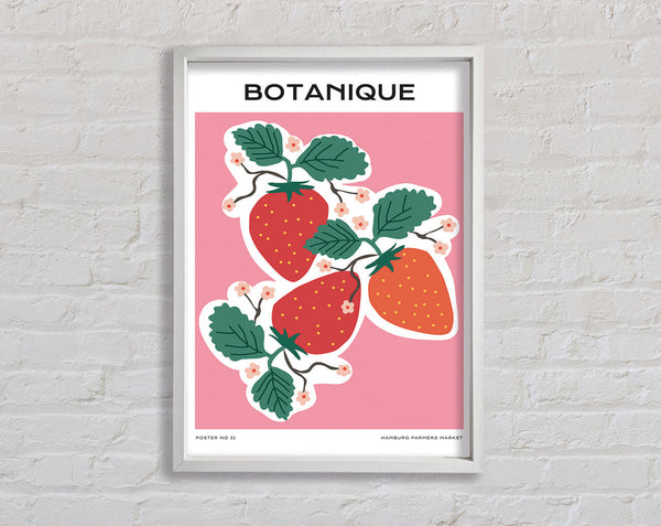 Schöne rote Erdbeeren