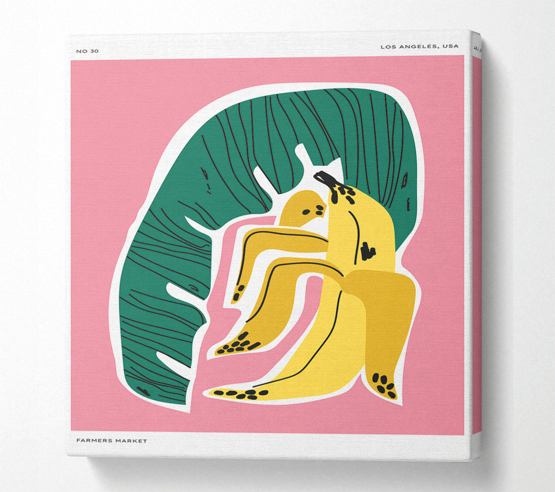  A Canvas Print of The Banana Tree Leaf Canvas Wall Art