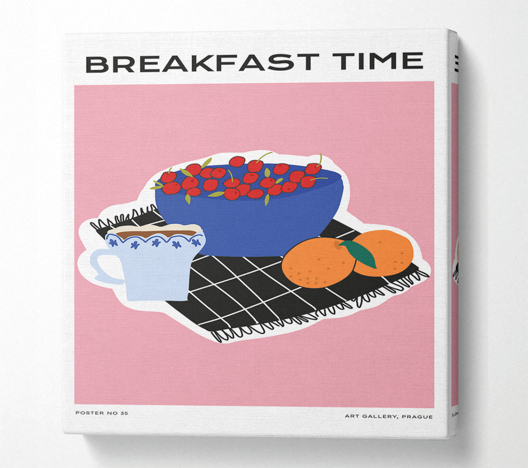  A Canvas Print of Breakfast Time Canvas Print