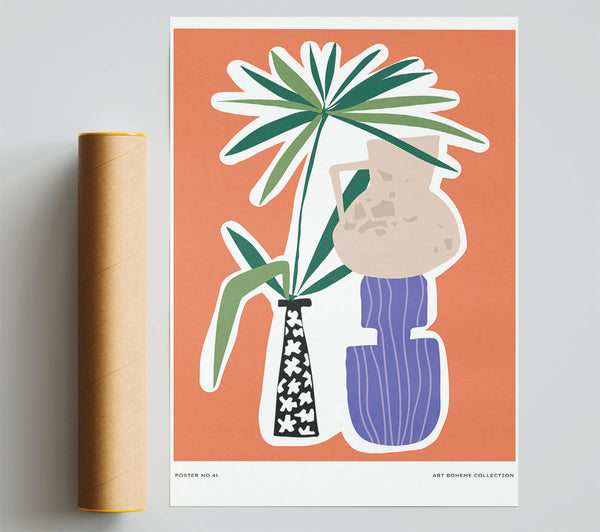 Multiple Bohemian Vases Poster