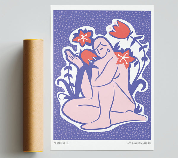 Lilac Woman Flower Giclee Print