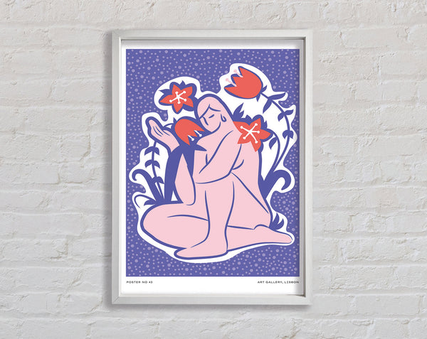 Lila Frau Blume