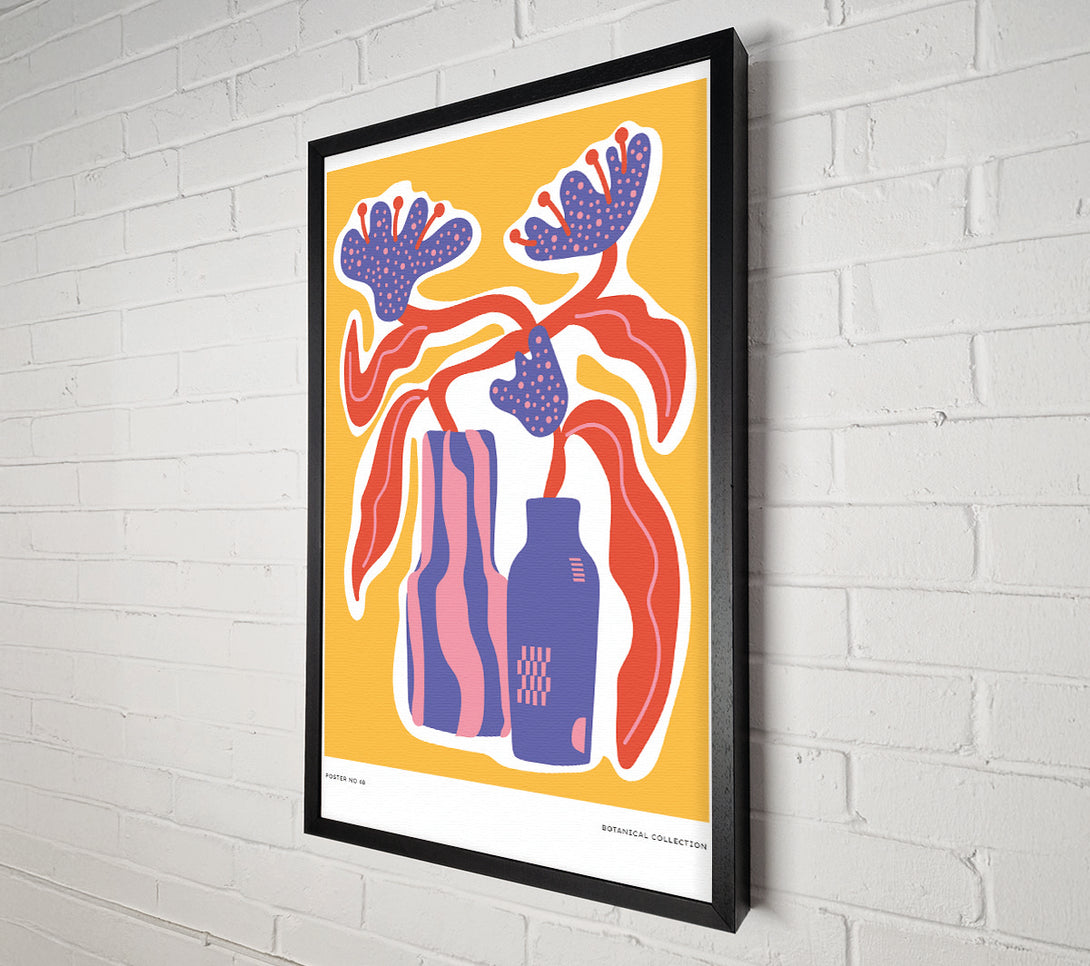  A Canvas Print of Two Vases Of Flowers Canvas Art