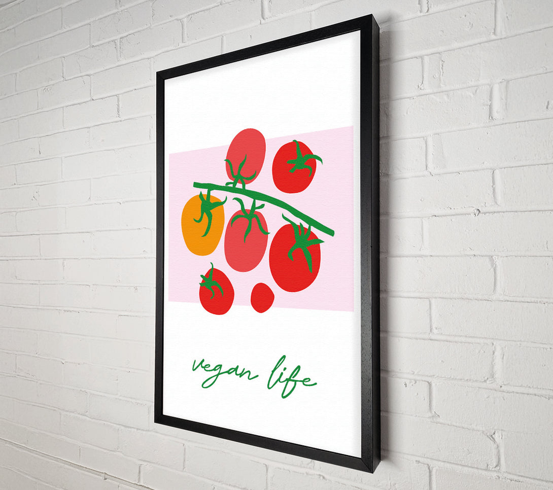  A Canvas Print of Vegan Life Canvas Art