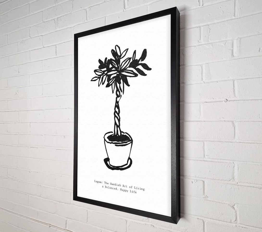  A Canvas Print of The Swedish Art Of Living Canvas Wall Art