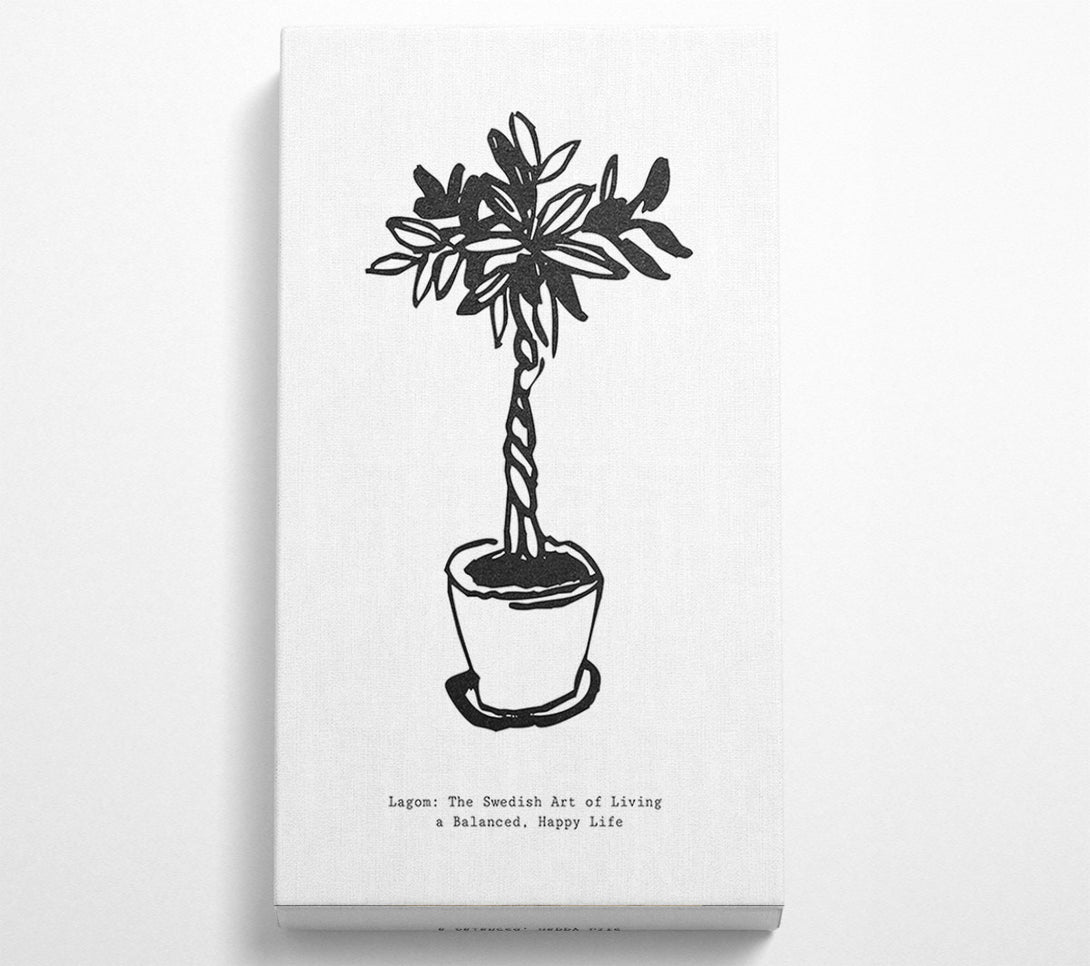  A Canvas Print of The Swedish Art Of Living Canvas Wall Art