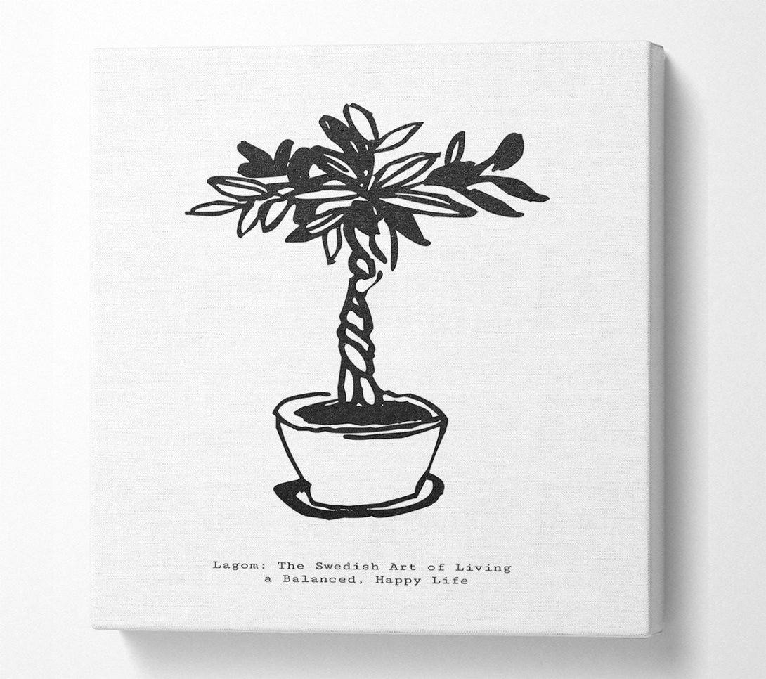 A Canvas Print of The Swedish Art Of Living Canvas Wall Art