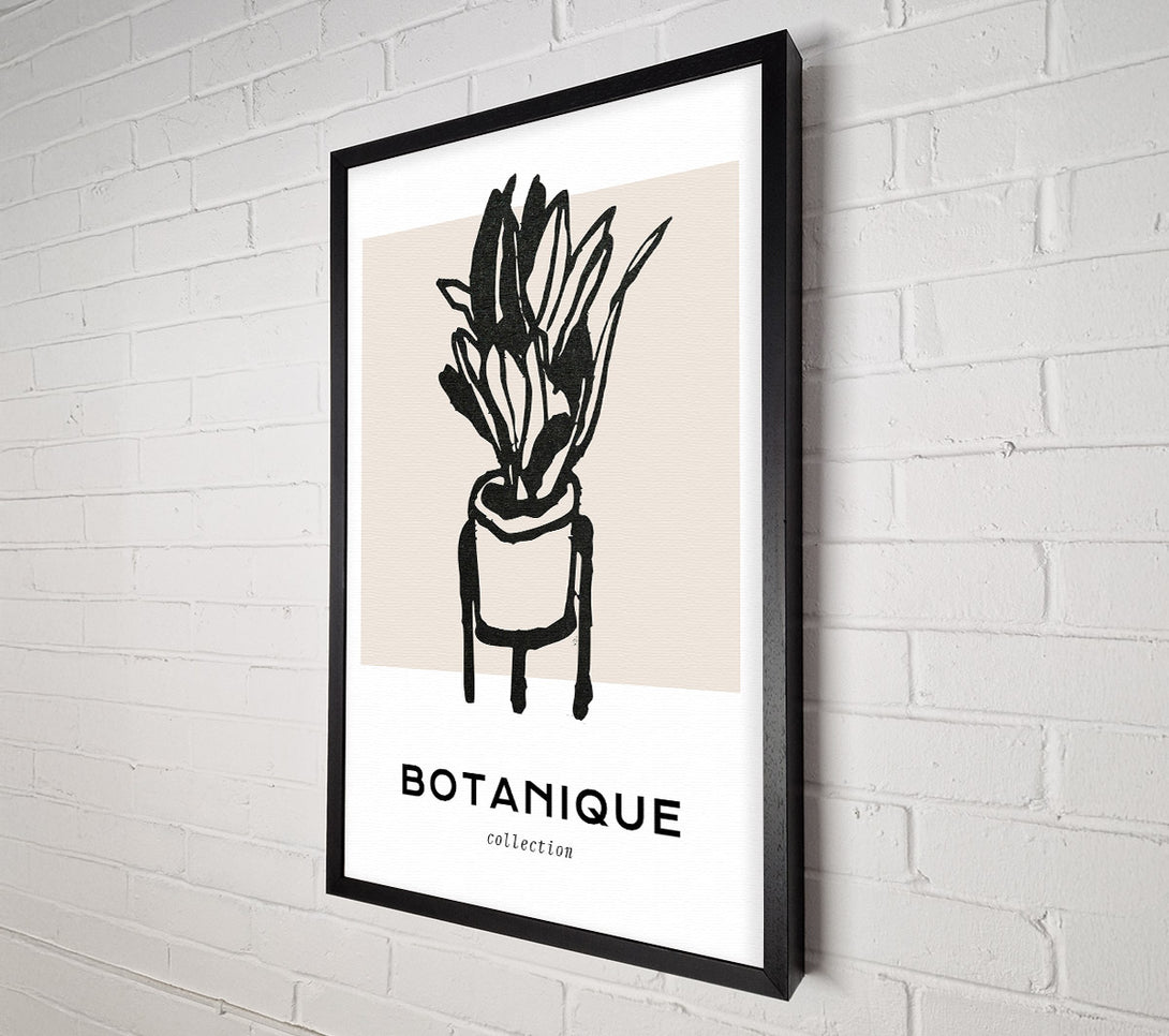  A Canvas Print of Botanique Flower Vase Canvas Print