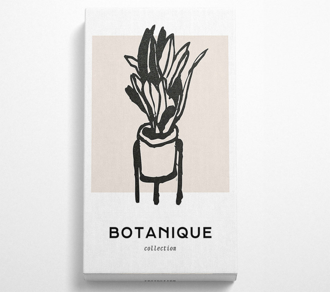  A Canvas Print of Botanique Flower Vase Canvas Print