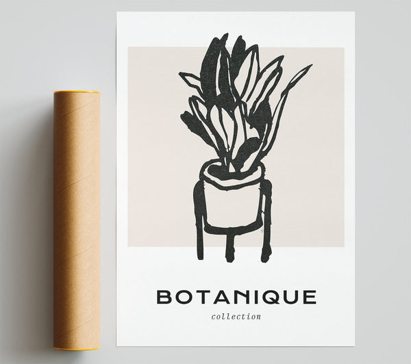 Botanique Flower Vase Print