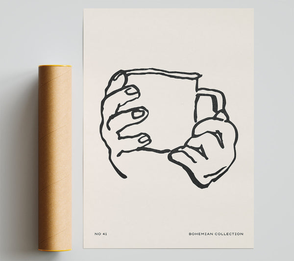 Cup In Hands Giclee Print