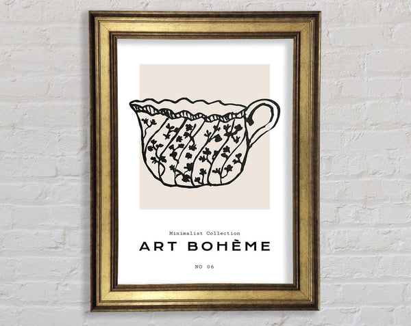 Vintage Cup Of Tea Framed Print