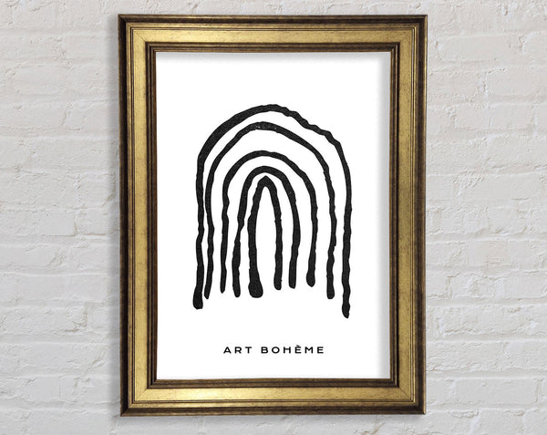 Bohemian Rainbow Framed Print