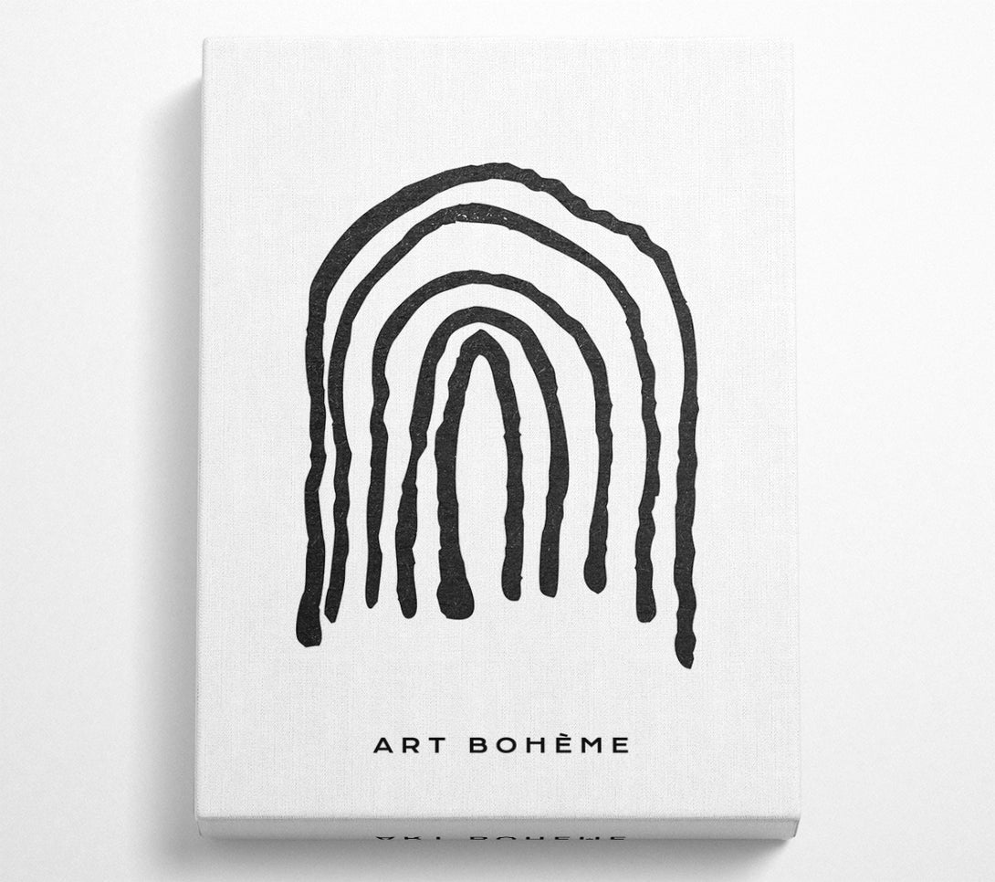  A Canvas Print of Bohemian Rainbow Canvas Print