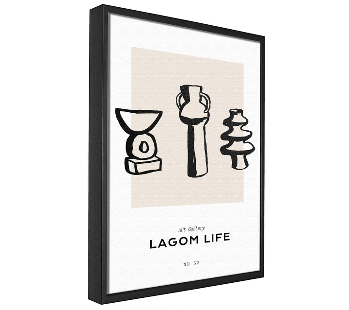 A picture of a Ceramic Art framed canvas print sold by Wallart-Direct.co.uk