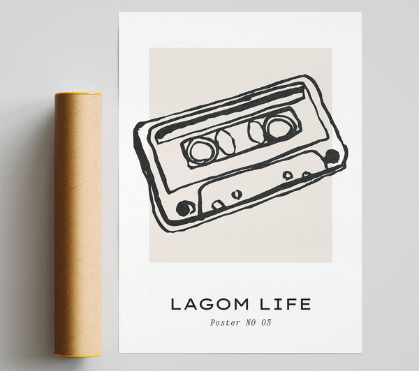 Cassette Retro Poster