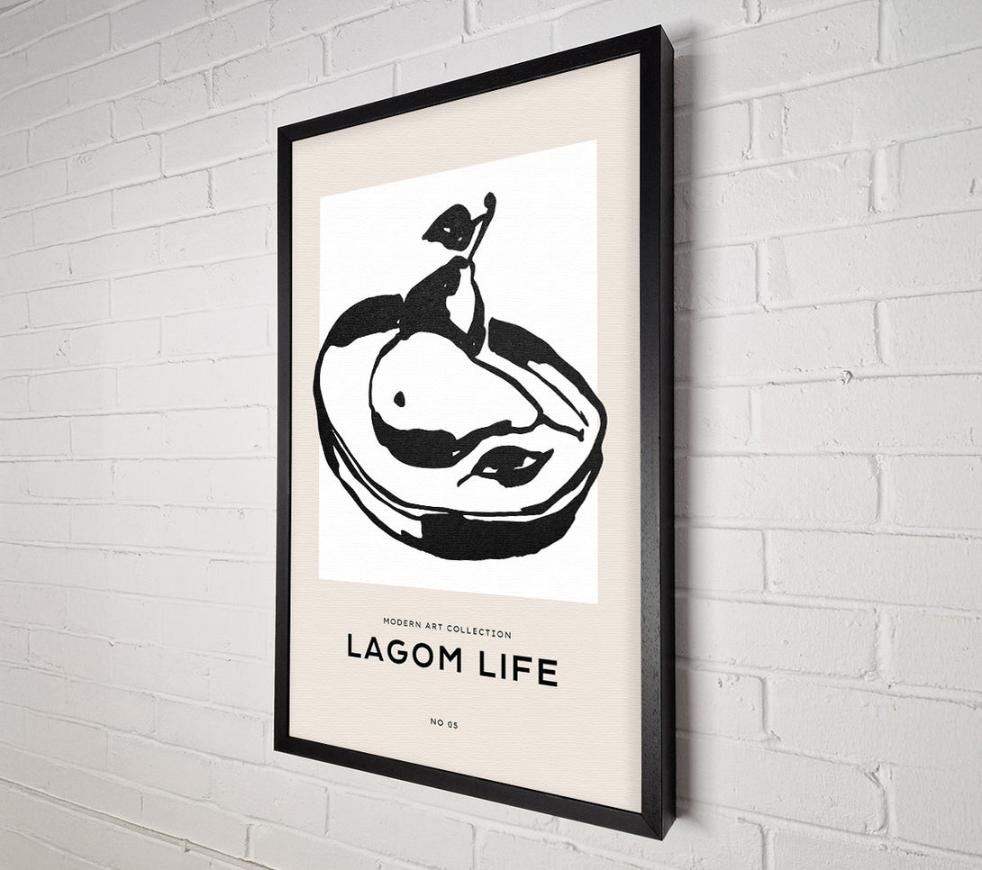  A Canvas Print of Plate Of Pears Canvas Art