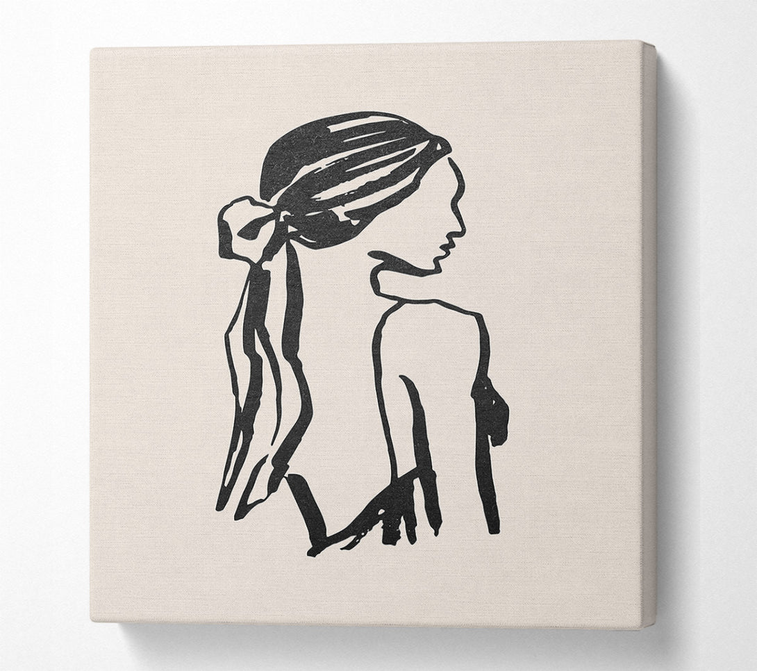  A Canvas Print of Woman Of Beauty Canvas Wall Art