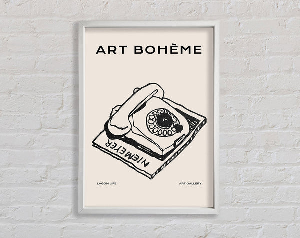 Retro Phone Framed Print