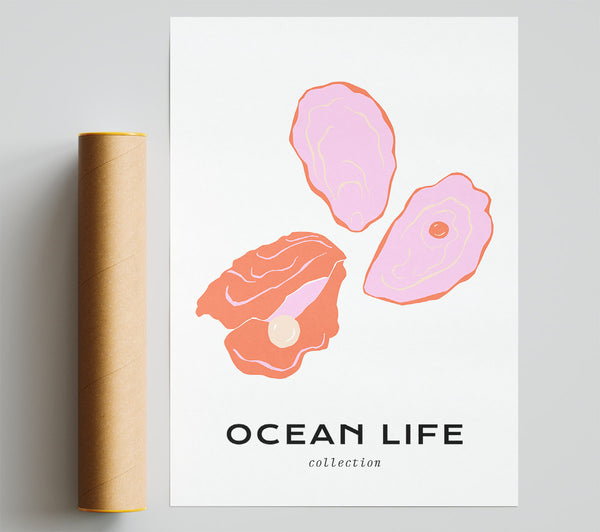 Stunning Ocean Shell Poster
