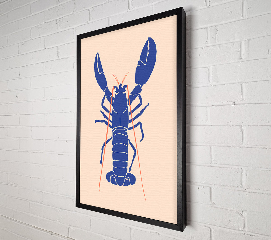  A Canvas Print of Blue Lobster Canvas Print