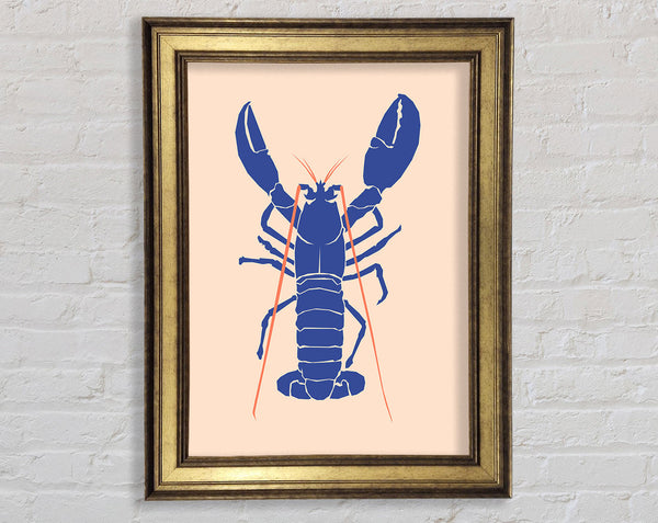 Blue Lobster Framed Print