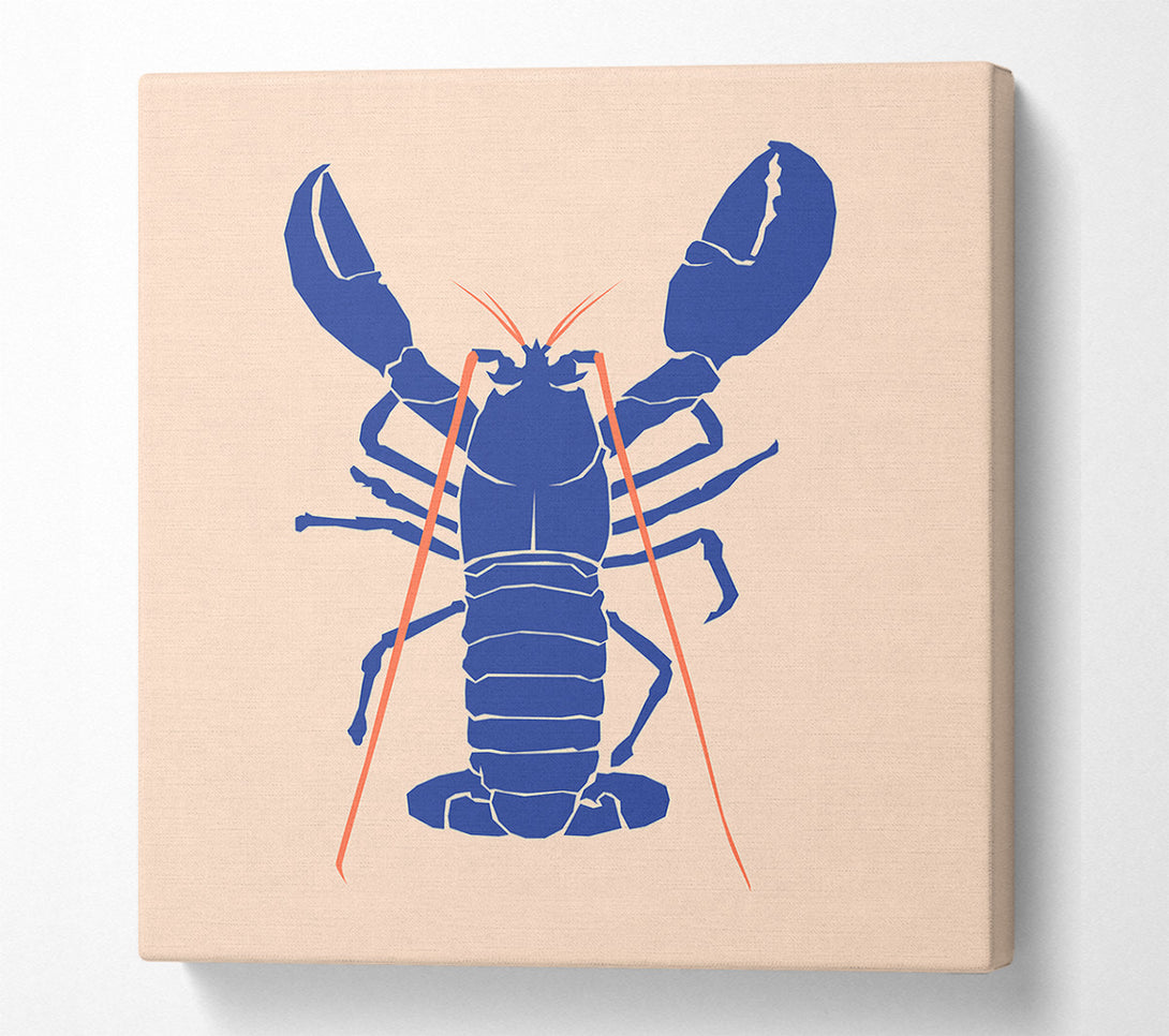  A Canvas Print of Blue Lobster Canvas Print