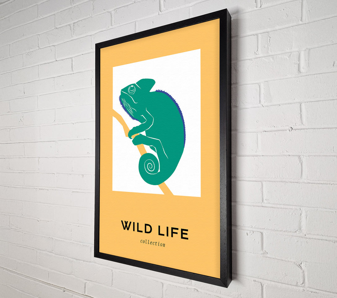  A Canvas Print of Chameleon Charm Canvas Print