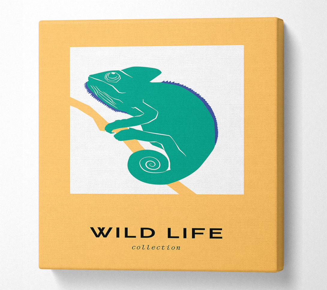  A Canvas Print of Chameleon Charm Canvas Print