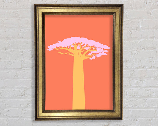 African Tree Framed Print