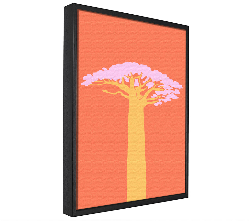 A picture of a African Tree framed canvas print sold by Wallart-Direct.co.uk