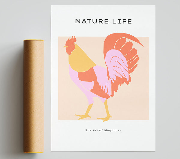 The Walking Cockerel Giclee Print