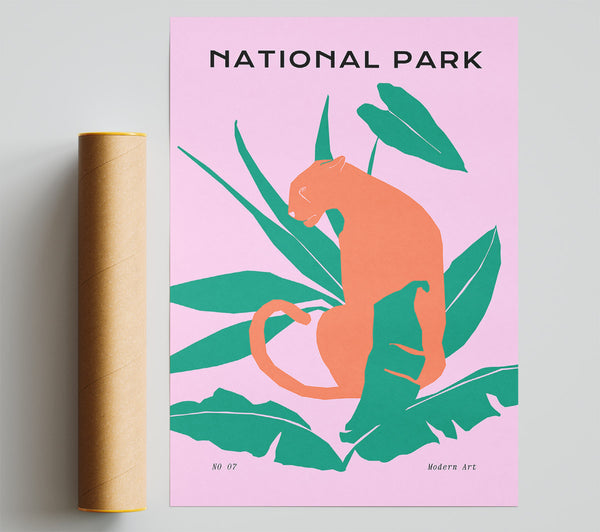 Jaguar In Wait Giclee Print