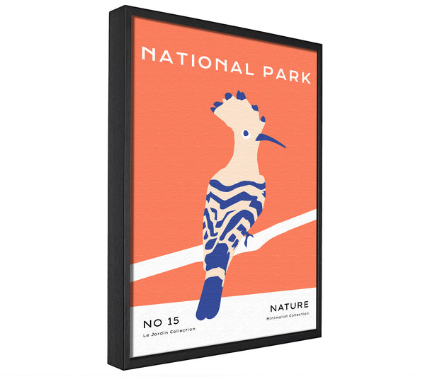 A picture of a National Park Bird framed canvas print sold by Wallart-Direct.co.uk