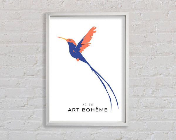 Hummingbird Flight Framed Print
