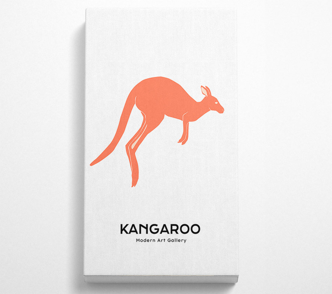  A Canvas Print of Kangaroo Bounce Canvas Print