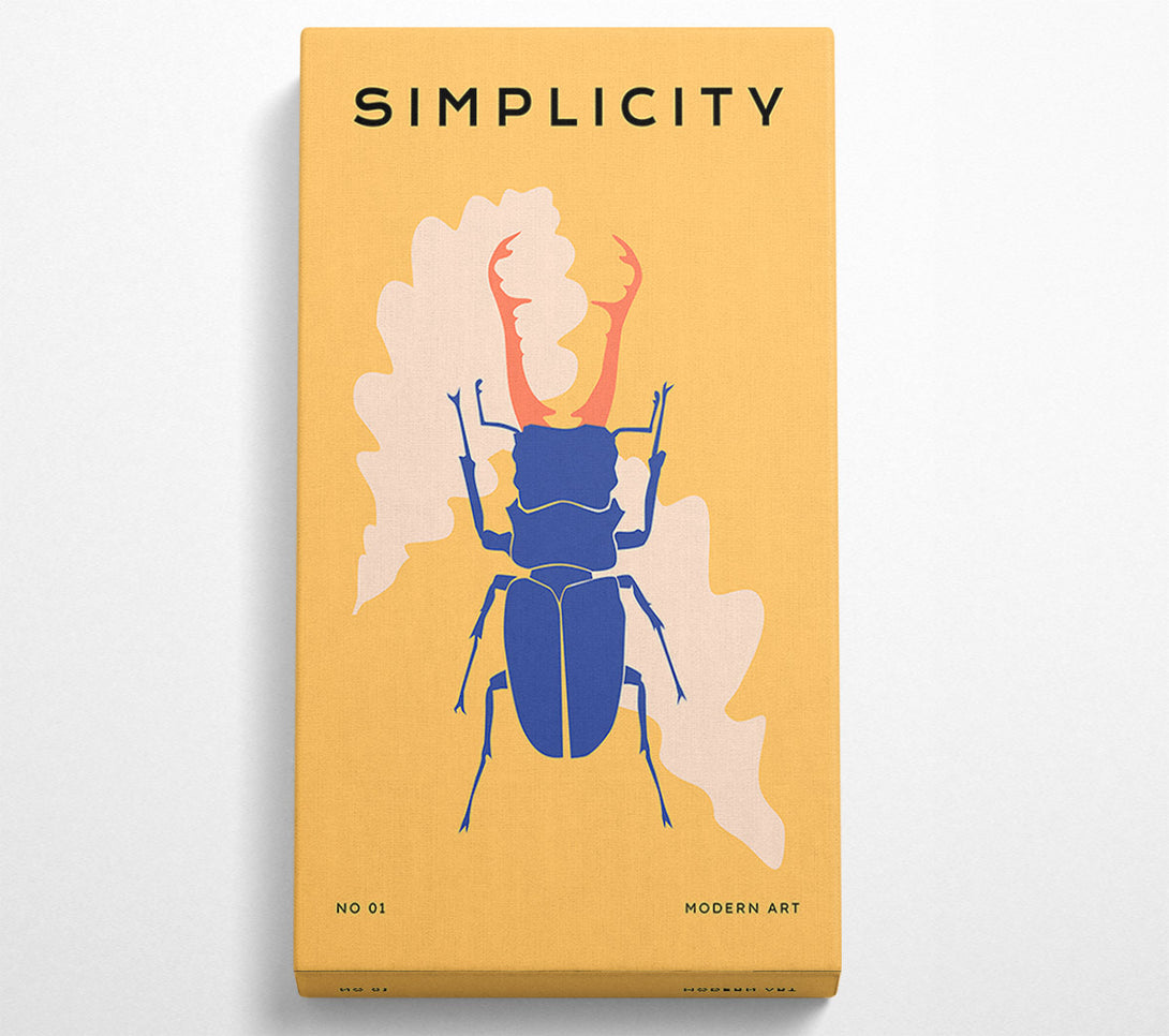  A Canvas Print of Stag Beetle Simple Canvas Art