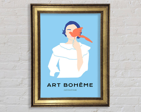 Bird Eye Framed Print