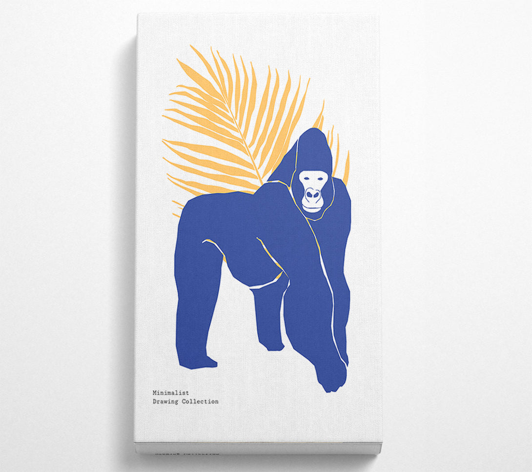  A Canvas Print of Simple Gorilla Canvas Wall Art